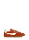 Autry 'windspin Low' Pink Sneaker With Logo On The Side And On The Heel In Orange