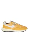 Autry Reelwind Low Panelled Sneakers In Orange