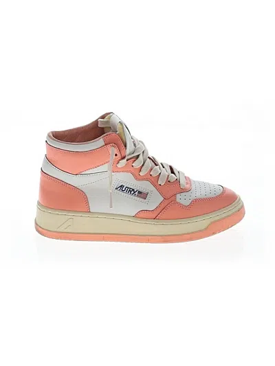 Pre-owned Autry Sneakers In Orange