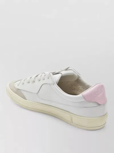 Autry Sneakers Perforated Toe Cap Contrasting Heel Tab In White