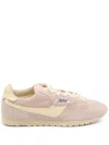 Autry 'windspin Low' Pink Sneaker With Logo On The Side And On The Heel In Multi