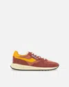 Autry Red & Orange Reelwind Low Sneakers In Red