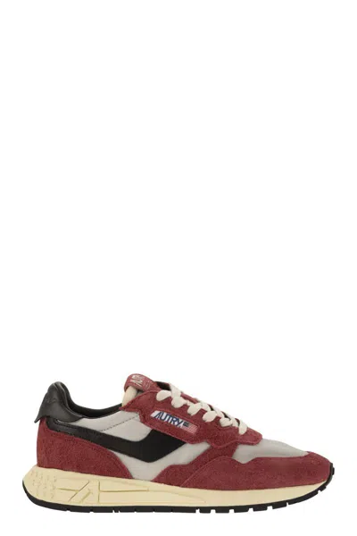 Autry Sneakers In Red/grey