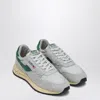 Autry Reelwind Super Vintage Grey Sneakers With Logo Patch On The Tongue And Contrasting Heel In Fabric An In Gray