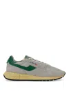 Autry Reelwind Super Vintage Grey Sneakers With Logo Patch On The Tongue And Contrasting Heel In Fabric An In Gray