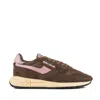 Autry Sneakers Reelwind Low In Nylon Suede And Leather Plugh And Zephyr In Brown