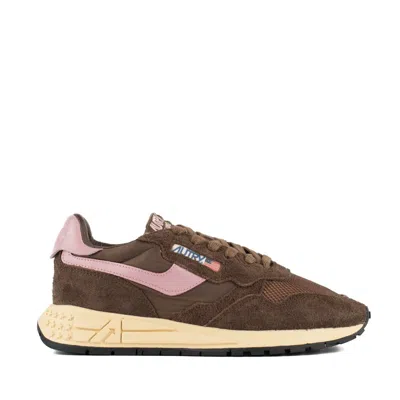 AUTRY AUTRY SNEAKERS REELWIND LOW IN NYLON SUEDE AND LEATHER PLUGH AND ZEPHYR