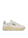 Autry Medalist Low Sneakers Silver In Silver