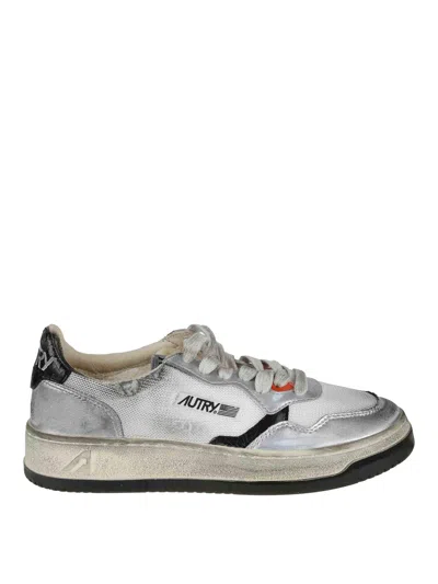 Autry Super Vintage Low-top Sneakers In Gray