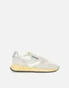 Autry Sneaker Whirlwind Low In White - Silver