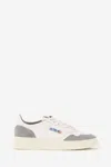 Autry Grey Medalist Sneakers In White