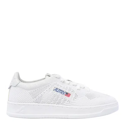 Autry Medalist Easeknit Sneakers In Bianco