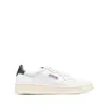 Autry Medalist Sneakers In White And Blue Leather In White