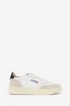 Autry Leather And Suede Medalist Low Sneakers In White
