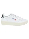Autry Medalist Sneakers In White And Blue Leather In White
