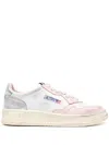 Autry Medalist Super Vintage Leather Sneakers In White