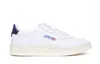 Autry Black And White Leather Sneakers In White