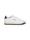 Autry X Maison Kitsune Medalist Low Top Sneakers In White