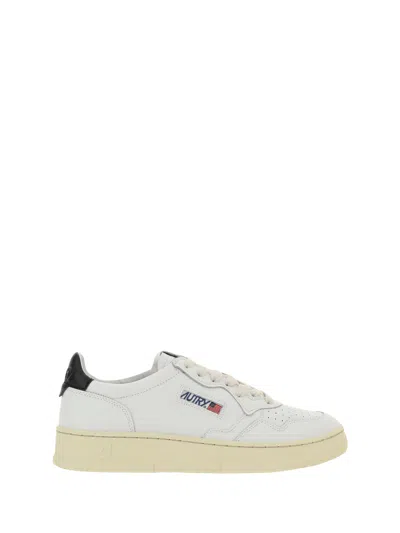 Autry White Calf Leather Bos Taurus Sneakers