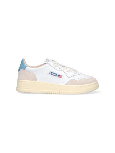 Autry Low-top White Sneakers With Clean Lines In Multi