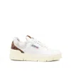 Autry Clc Leopard-print Sneakers In White