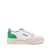 Autry Super Vintage Leather Sneakers In White