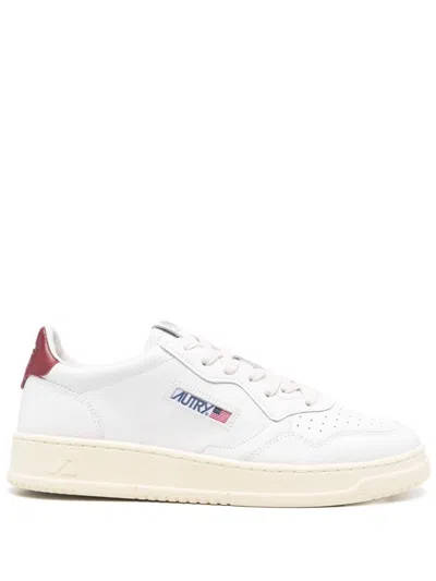 Autry Sneakers Medalist In Cowskin In Multi