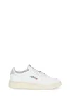 Autry Smooth Leather Sneakers With Rounded Toe In White