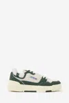 Autry Low Suede And Leather Sneakers In White
