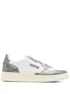 Autry Medalist Low Leather Sneakers In White