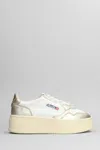 Autry Platform Low Sneakers In White