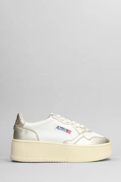Autry Platform Low Sneakers In White