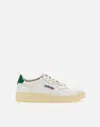 Autry Low-top Sneakers With Multicolor Logo In White-green