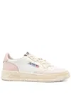 Autry Medalist Low Super Vintage Sneakers In White Pch Grey