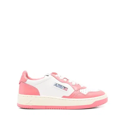 AUTRY SNEAKERS WHITE, PINK