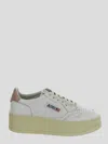 Autry Low Sneakers In White Powder