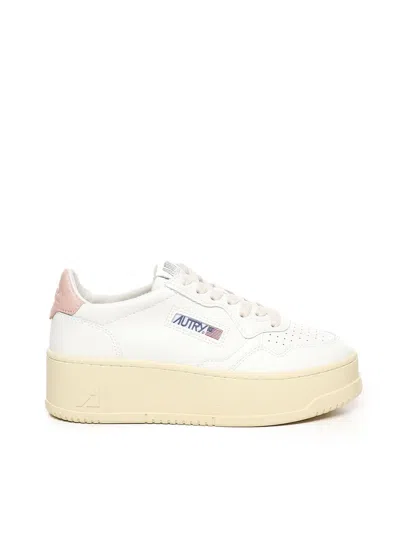 Autry Sneakers In White Powder