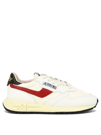 Autry Trainers In White Red