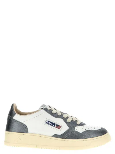 Autry Sneakers In White+steel