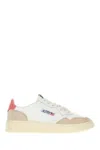 Autry White Leather Medalist Sneakers In White Tearose