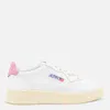Autry Leather Upper Sneakers With Perforated Detailing In Multi