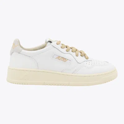 AUTRY AUTRY WHITE LEATHER MEDIALIST SNEAKERS