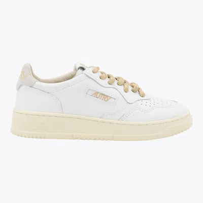 AUTRY AUTRY WHITE LEATHER MEDIALIST SNEAKERS