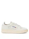 Autry 'medalist Easeknit' Perforated Fabric Sneakers In Wht Ivory