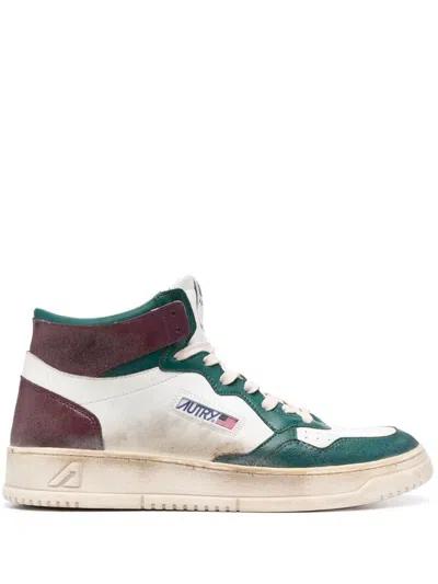Autry Sneakers In Wht/aub/petr