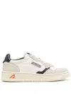 Autry Medalist Crinkled Sneakers In Wht/sand/sp