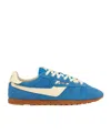 Autry Sneakers Windspin In Suede And Leather Color Blue Yatch And Rutabaga In Blue