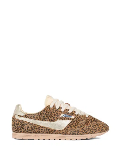 Autry Windspin Low Sneaker In Animal Print