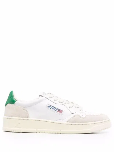 Autry Sneakers With Application In White