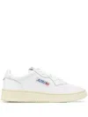 Autry Medalist Low Sneakers In White Leather Shoes In White